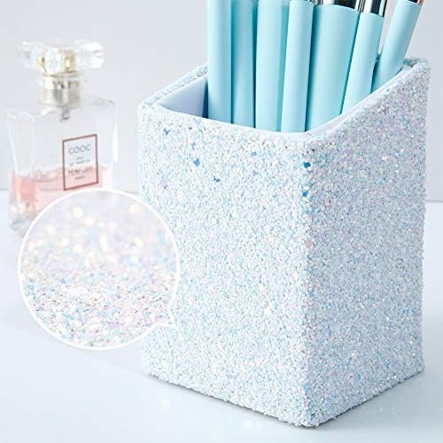 Ducare-brochas De Maquillaje Con Soporte, Color Azul, 10 De