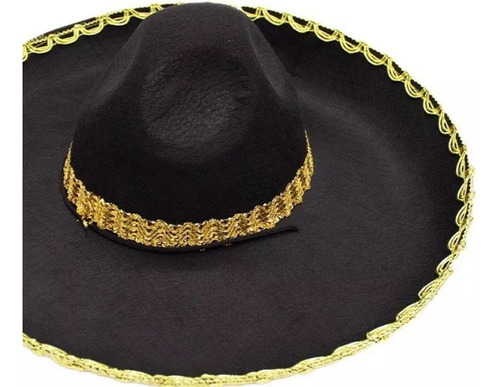 Sombrero Disfraz Mariachi Mexicano Charro Adulto Medium 45cm
