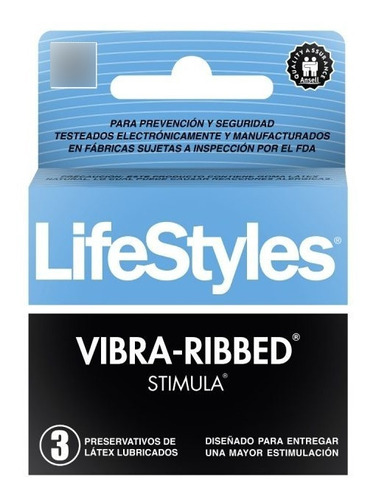 Preservativo Lifestyle Vibra-ribbed Stimula