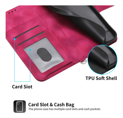 //funda De Piel Tipo Cartera Para Samsung Galaxy S23 S23fe/