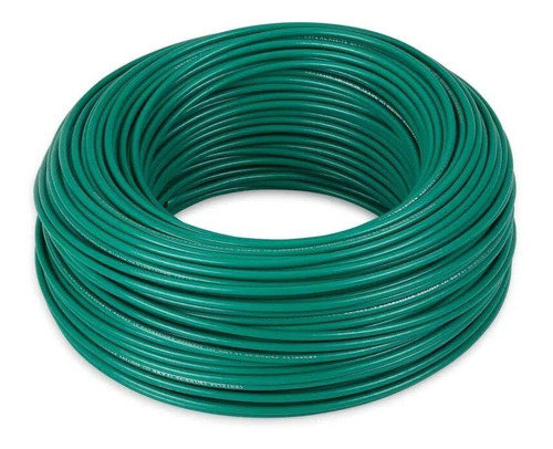 Cable Thhw Número 10 100m Verde Pvc 90° 