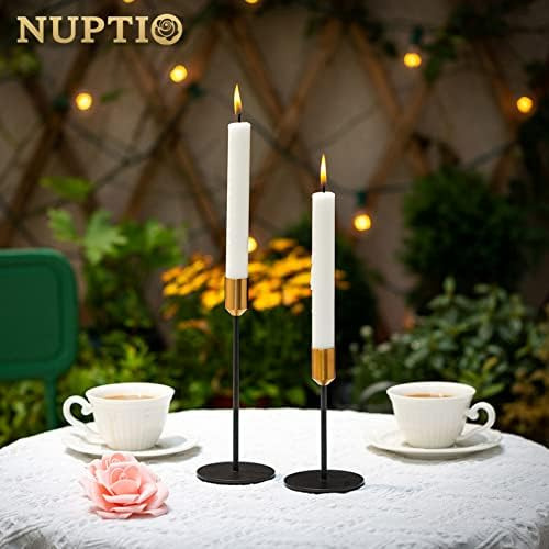Nuptio Portavelas Portavelas Cónicos, Juego De 2 Portavelas,