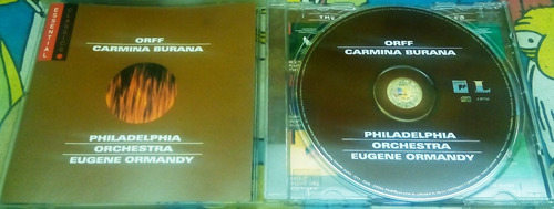 Cd Philadelphia Orchestra E. Ormandycarmina Burana