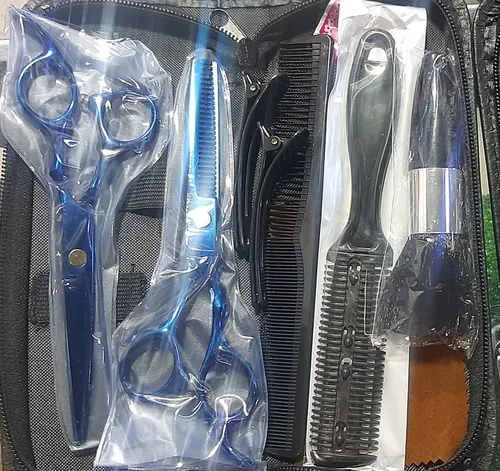 Kit De Tijeras Para Barberia