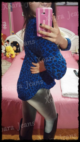 Camiseta Estampada Print Lanilla M/ Larga - Xoara Jeans