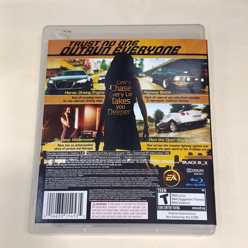 Need For Speed Undercover Ps3 / Longaniza Games (Reacondicionado)