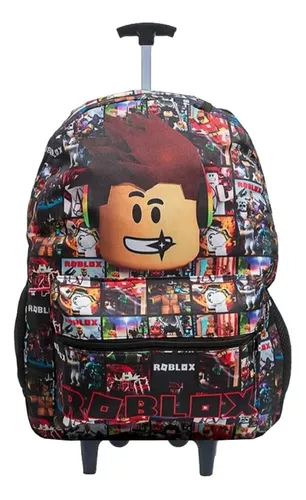 Kit Mochila Roblox Costa Escolar Juvenil Infantil Envio Hoje