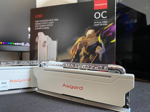 Memória Ram Ddr4 Asgard Loki W3 Rgb 16gb (2x8) 4000mhz Cl16