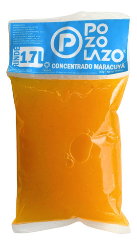 Concentrado De Maracuya 20 Sobres De 250ml Rinde 1.7 Litros