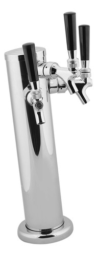 Dispensador De Cerveza De Acero Inoxidable, Triple Grifo, 3