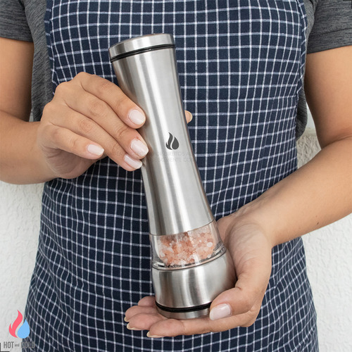 Conjunto 2 Galheteiros Spray E 2 Moedores Gourmet Em Inox