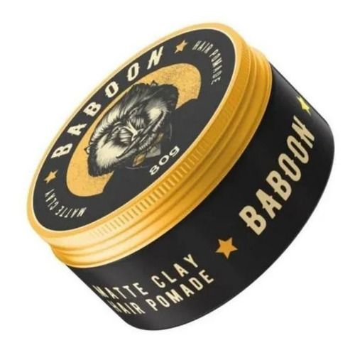 Pomada Modeladora Masculina- Matte Clay Hair Pomade - Baboon