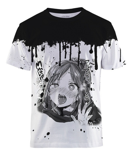 Np Camiseta Estampada De Anime Hentai De Ahegao
