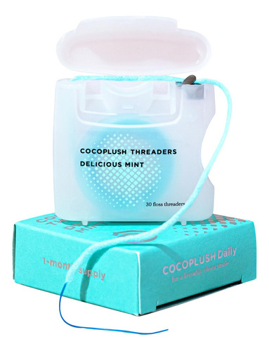 Cocofloss Cocoplush Threaders, Hilo Dental Para Implantes, P