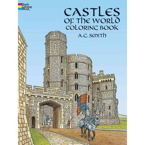 Castillos Del Mundo Para Colorear Libro