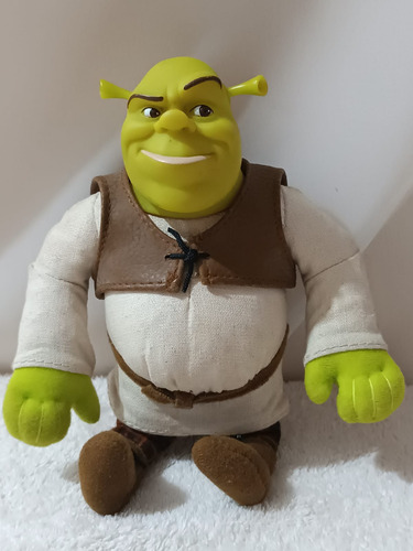 Lote 3 Peluches Sherk, Burro Y Lord Farquaad De Teddy Bear. Varios (Usado)