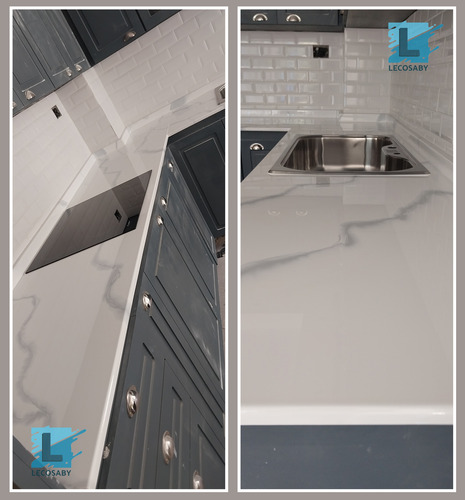 Mesada Porcelanato Líquido Resina A Medida Fabricante