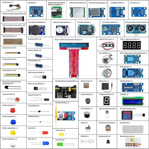 Kit De Inicio Completo Gewbot Para Raspberry Pi 4 B 3 B+ Con