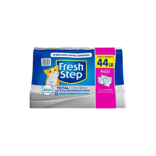 Arena Para Gatos Fresh Step Con 4 Pzas De 4.98 Kg