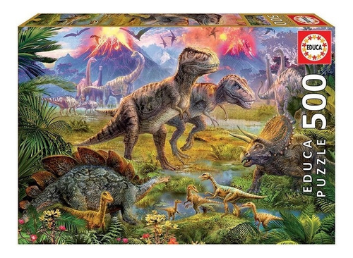 Rompecabezas 500 Pzas/ Dinosaurios/ Educa Puzzle