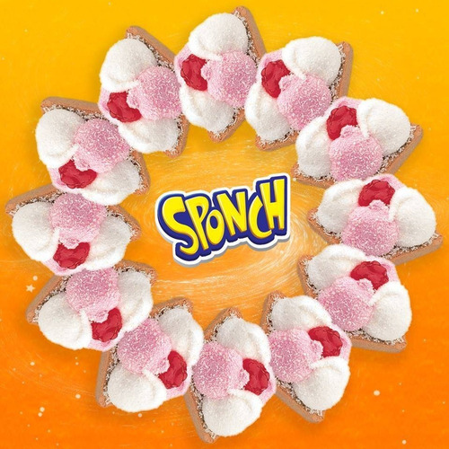 3 Marinela Sponch Galletas Malvavisco Coco Fresa