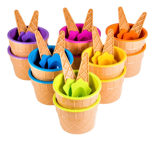 Green Direct Tazas Para Yogurt Congelado, Helado, Sundae, C.