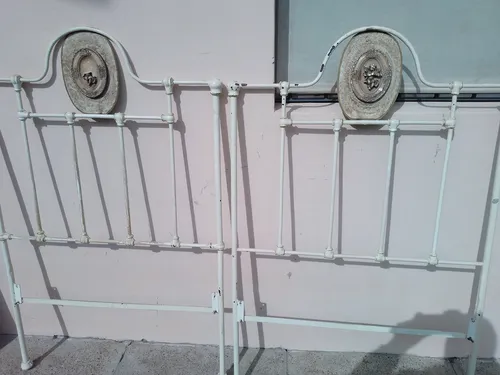 Linda Antigua 2 Cabecera ? Piecera? En Hierro Cama Una Plaza (Usado)