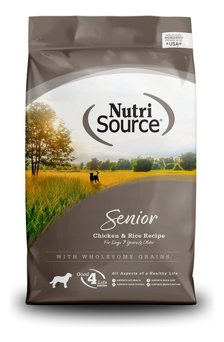 Nutri Source Perros Senior O Mayores De 8 Años Bolsa 2,26 Kg