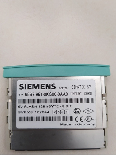 Memory Card Siemens 6es7 951-0kg00-0aa0.