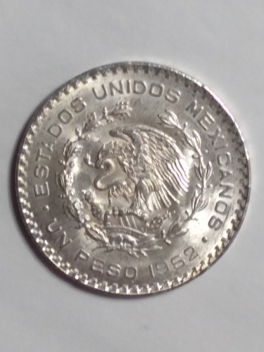 Imagen 4 de 9 de Moneda 1 Peso Morelos Plata Ley 100 Envio $40 Pesos