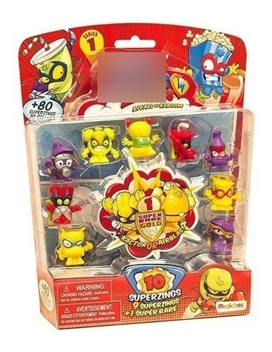 Superzings - Coleccionable 10- Pack - Rivals Of Kaboom - S1