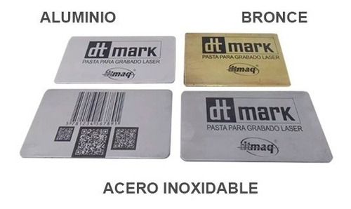 Pasta Tinta Dtmark 30cc Grabado Láser Metales Envío Rápido