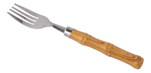 Kit 6 Garfo Mesa Tropicale Aço Inox E Cabo Plastico