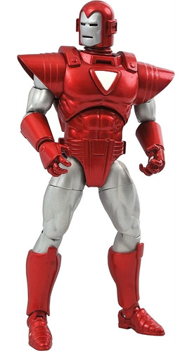 Figuras De Acción Marvel Select: Silver Centurion Iron Man