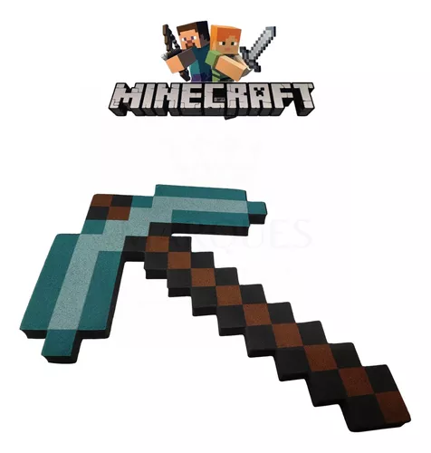 Minecraft Espada Picareta Diamante Original EVA