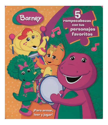 Libro Barney. ¡para Armar, Leer Y Jugar!