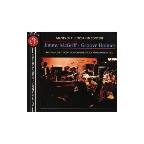 Mcgriff Jimmy With Groove Holmes In Concert Canada Import Cd