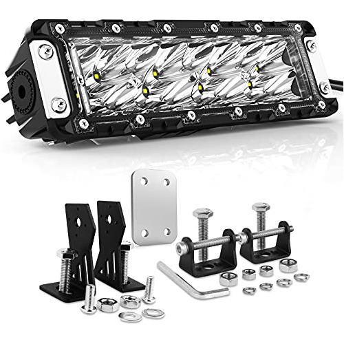 Barra De Luz Led De 10 Pulgadas, Triple Fila De Luces D...