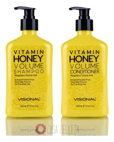 Visional Pack Shampo+acondicionador Honey 380ml