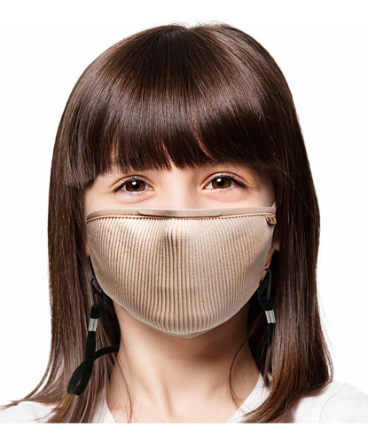 Mascara Filtrante Lavable Niños Fu+ Beige -xs Naroo Mask