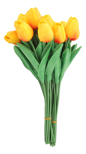 Tulipanes Artificiales, 30 Flores, Innovadora Mano De Simula