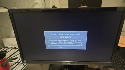 Monitor Tv Led Samsung Lt22c301l Negro (usado) Con Detalles Negro (Usado)