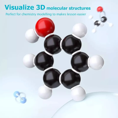 Modelo Estructura Molecular Bola Química Y Palo