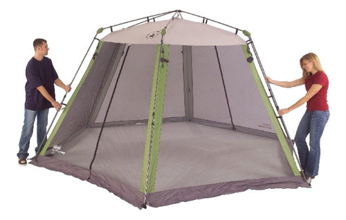 Tienda De Campaña Con Toldo Instantáneo Refugio Portátil Gris