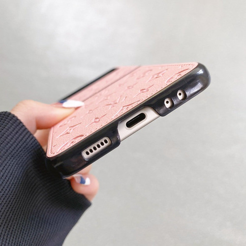Funda De Piel De Lujo Funda Capa Para Sm Galaxy Z Flip 5 4 3 6 Z Flod 2 3 4 5 6 Find N2 N3 X Flip Xiaomi Mixflip Mix Flip