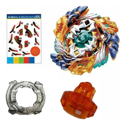 Trompo Beyblade Burst A Elección Con Lanzador Y Mango. Envio B-122 Fafnir