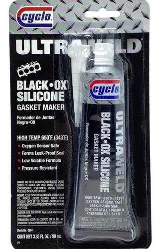 Silicone Preto Cyclo Ultraweld 99g Original