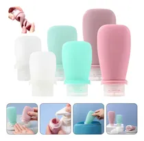 Comprar Kit Viagem 6 Frascos Silicone Pote Porta Creme Shampoo Loção