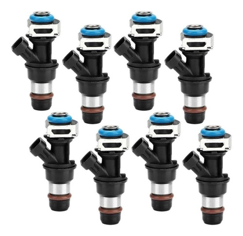 8x Inyectores De 4 Agujeros Para Gmc 4.8l 5.3l 6.0l 17113553