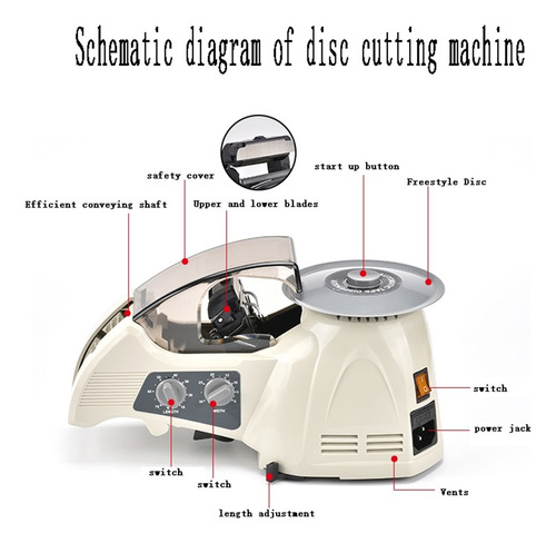 Máquina Cortadora De Cinta Automática De Rt-3000, Máquina